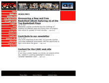 Tablet Screenshot of canadianbasketball.net
